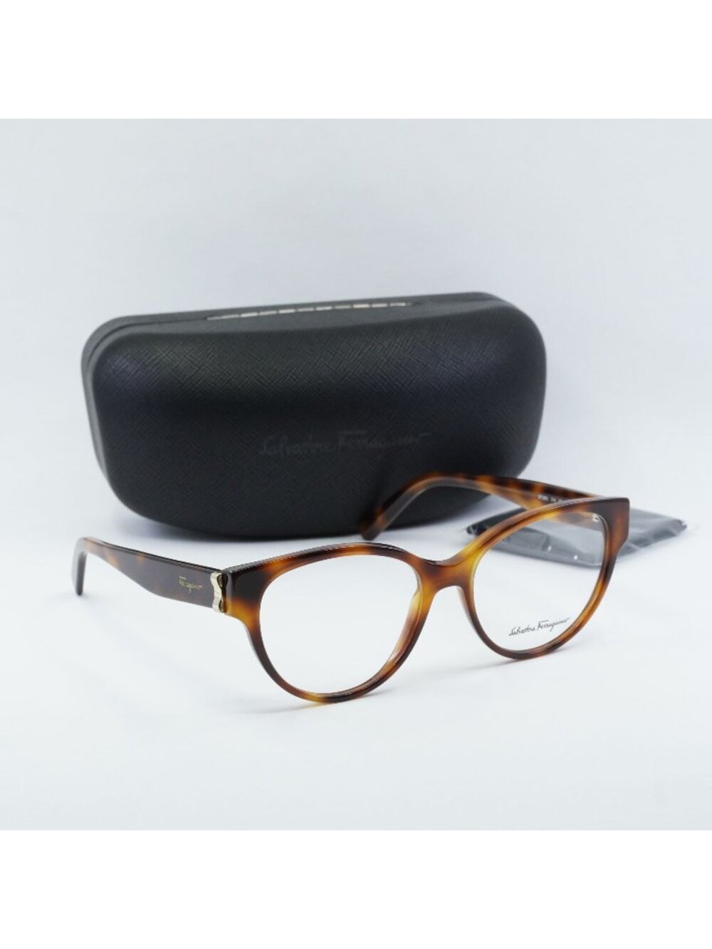 Salvatore Ferragamo SF2863 214 Cat Eye Eyeglasses 53mm – Tortoise